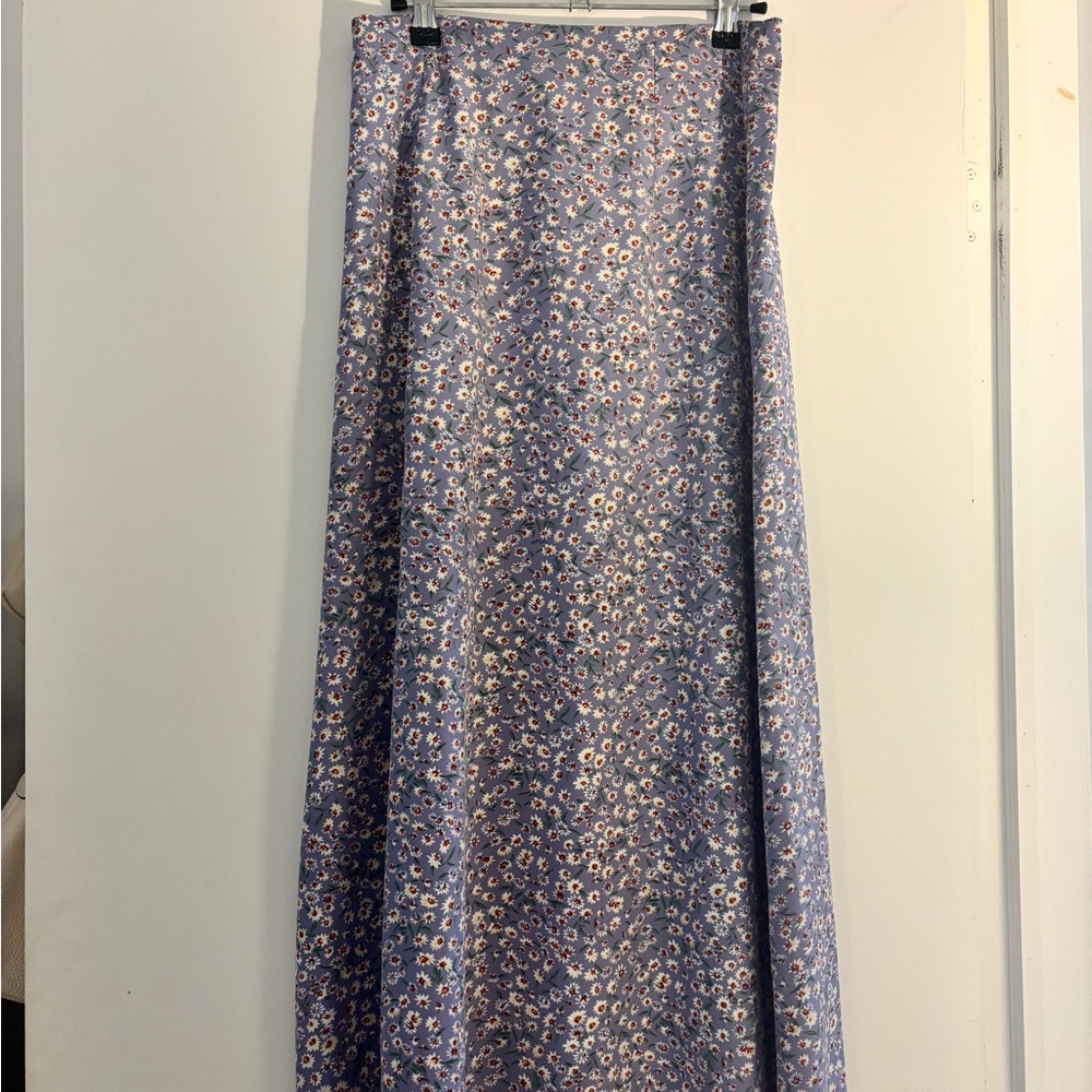 SHEIN Blue A-Line Maxi Skirt for Casual Wear